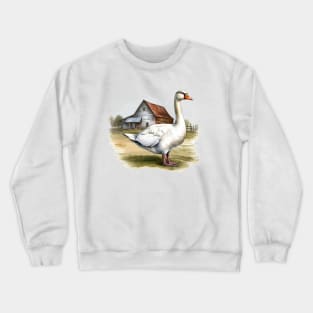 White Goose Crewneck Sweatshirt